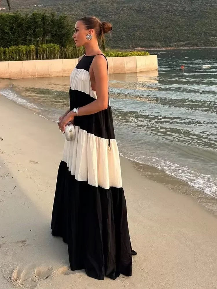 A-LINE LONG LOOSE DRESS